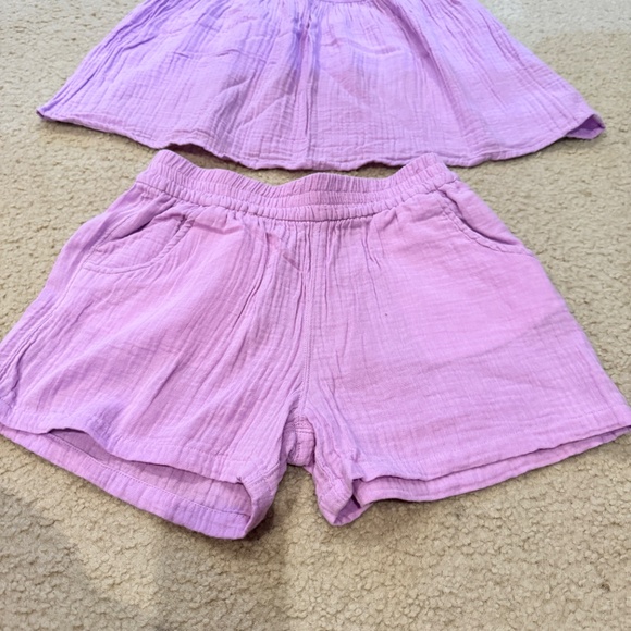 Cat & Jack lilac tank & shorts set size L - Picture 2 of 5